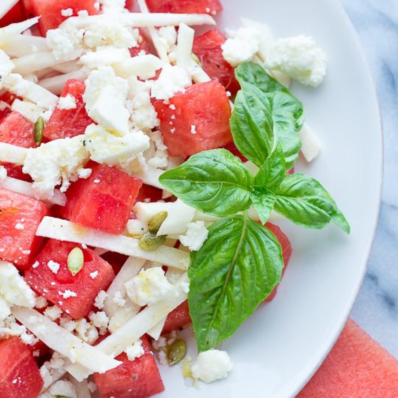 Mexican Watermelon & Jicama Appetizer