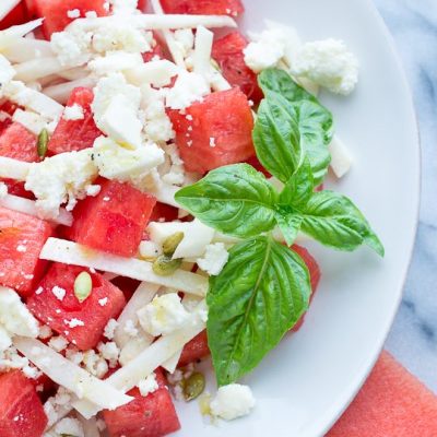 Mexican Watermelon &Amp; Jicama Appetizer