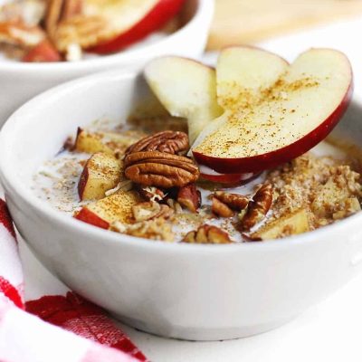 Microwave Creamy Apple- Cinnamon