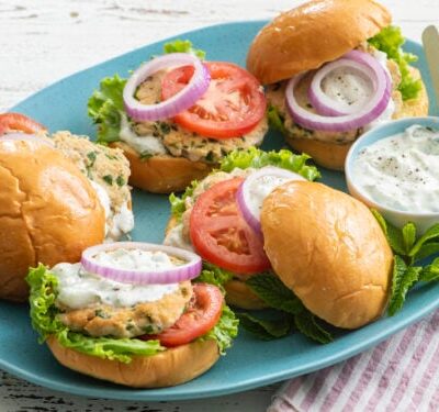 Middle Eastern Chicken Burgers