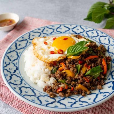 Minced Beef With Chilli, Garlic &Amp; Holy Basil