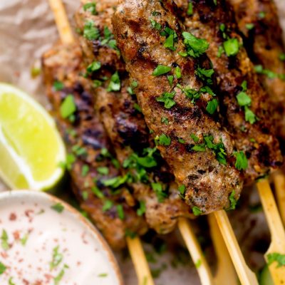 Minced Lamb Skewers