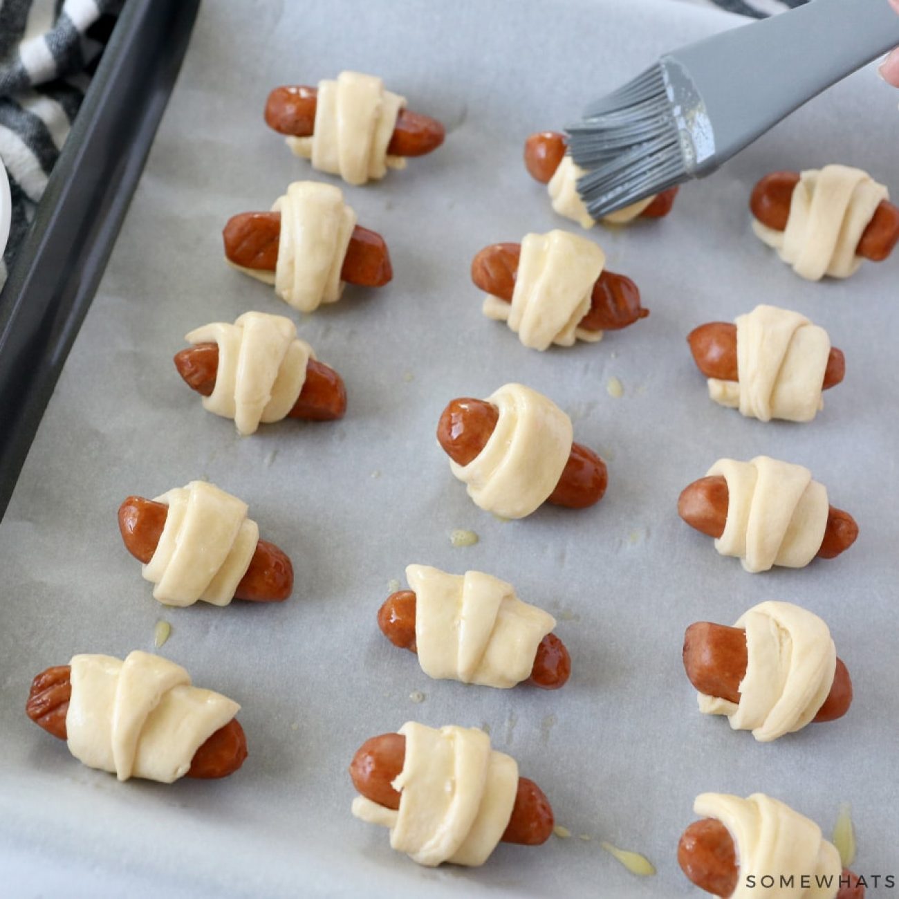 Mini Beef Smokies Pigs In A Blanket