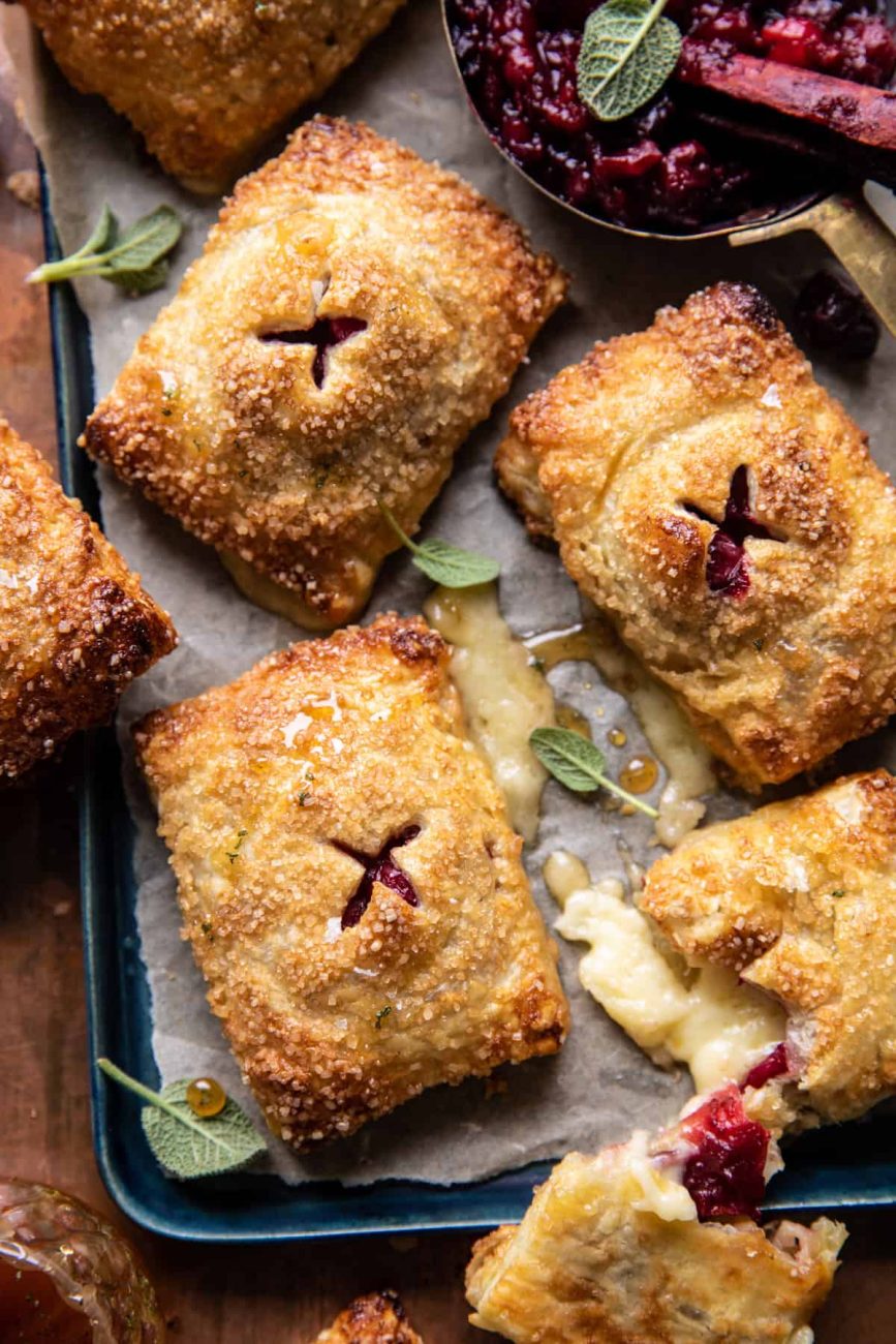 Mini Brie En Croute With Cranberry