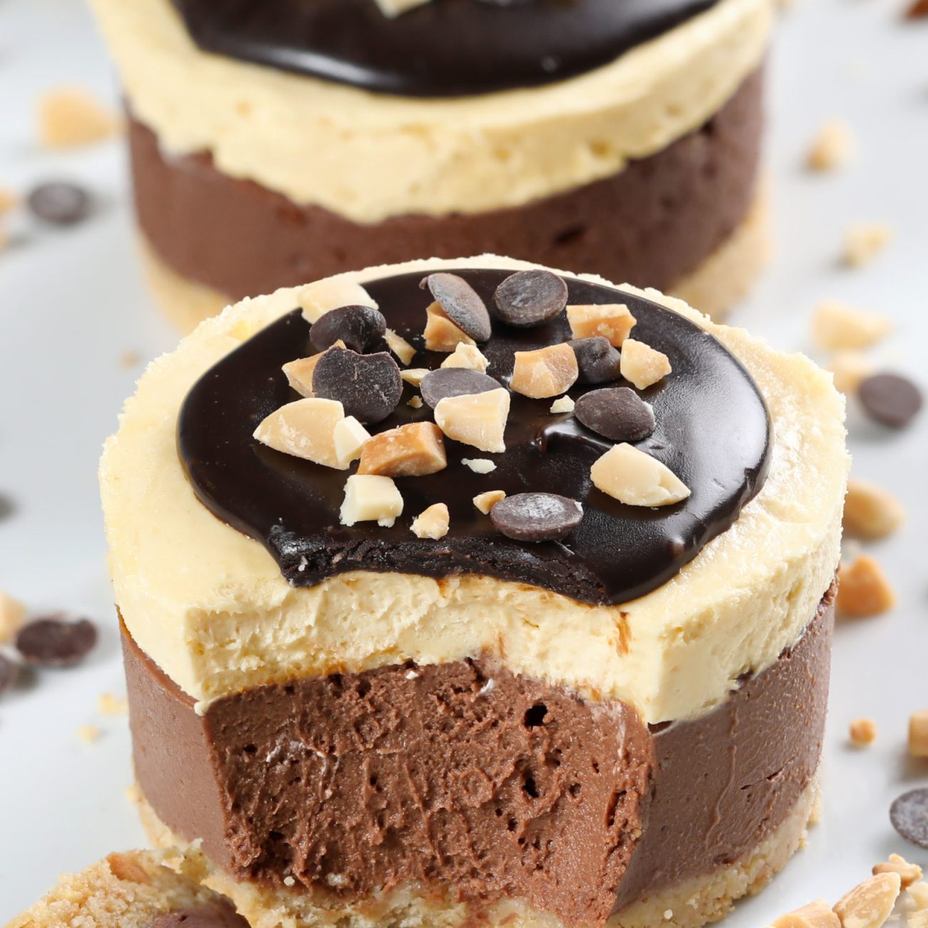 Mini Chocolate Cheesecakes