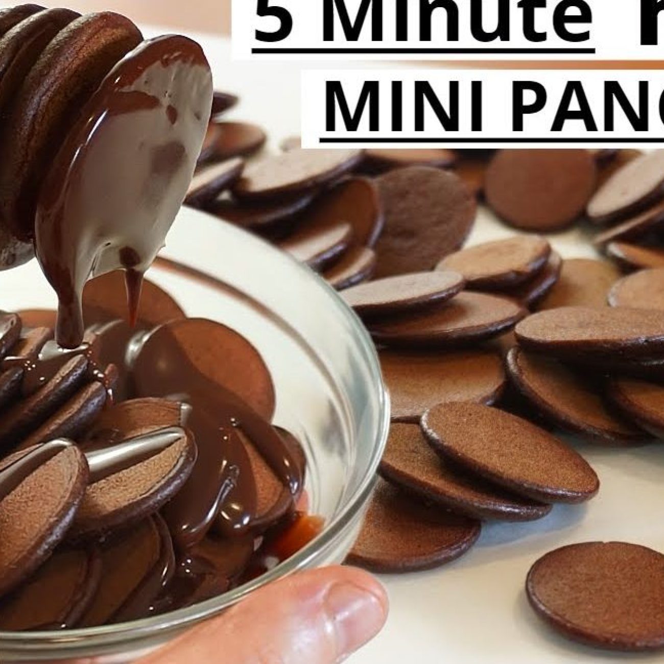 Mini Chocolate Pancakes