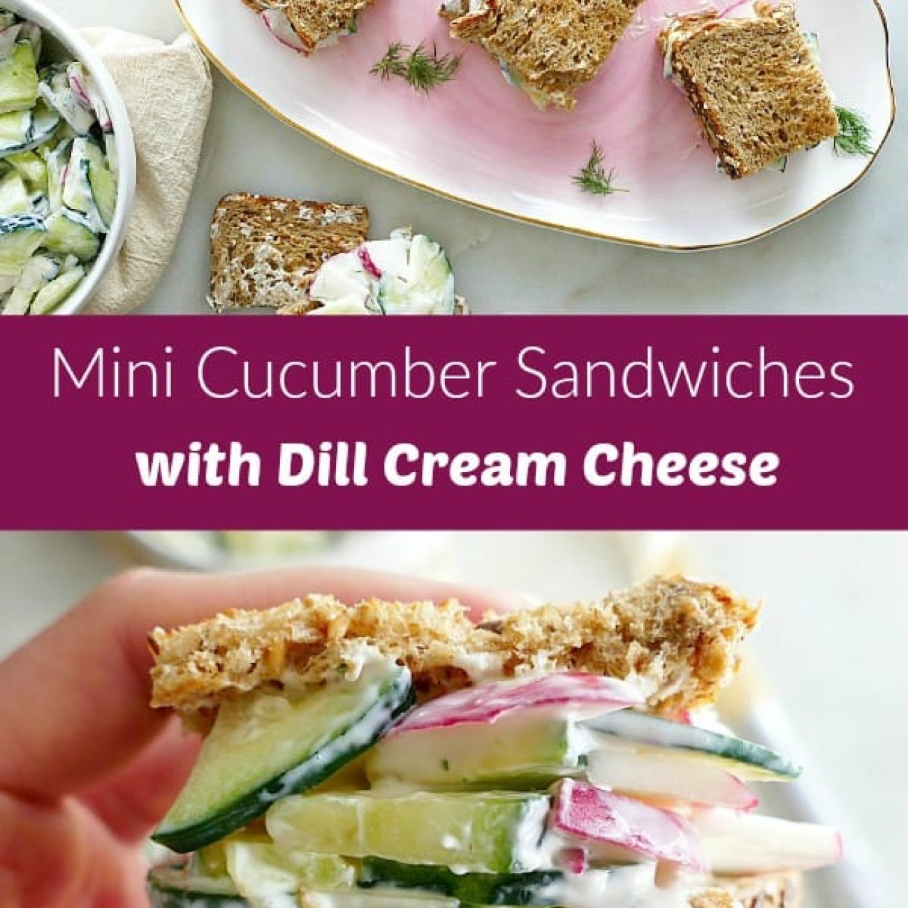 Mini Cucumber Sandwiches