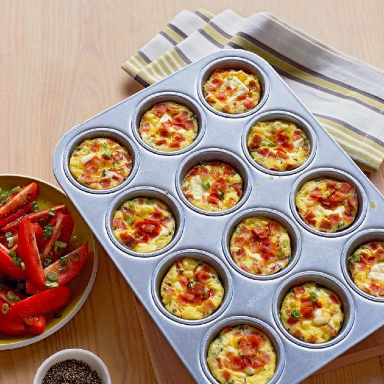 Mini Ham And Egg Casseroles