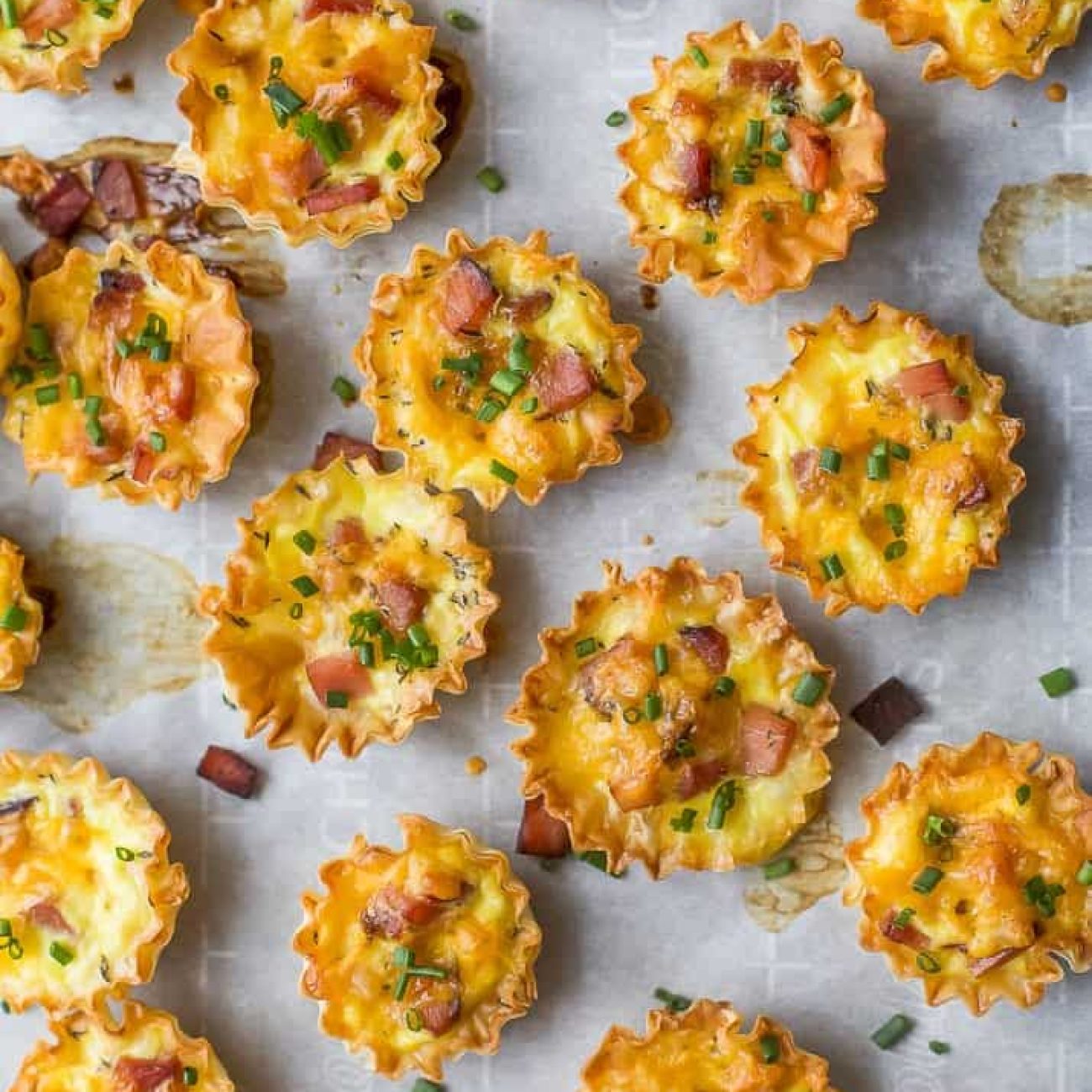 Mini Ham Quiches