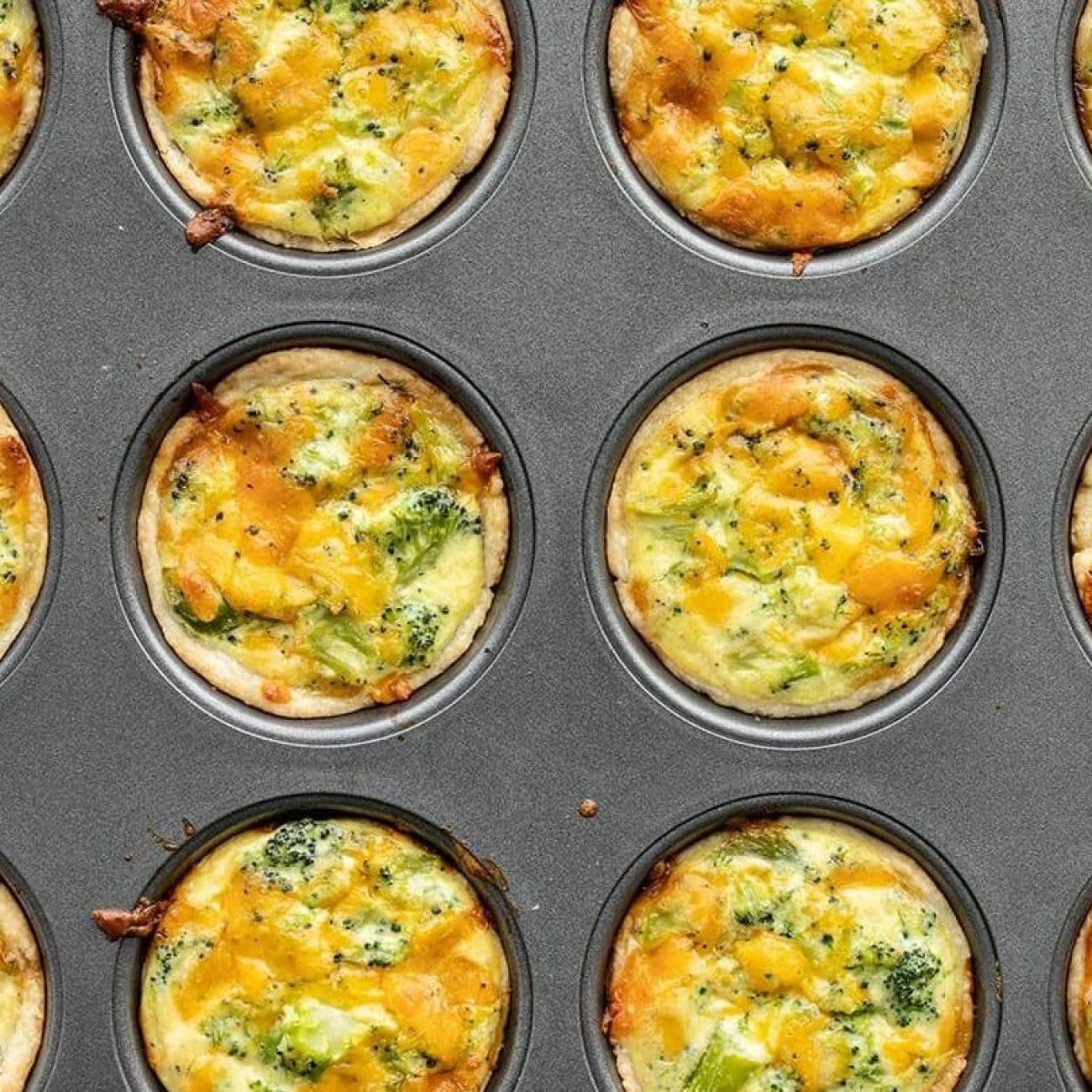 Mini Swiss Cheese Quiche