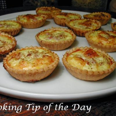 Miniature Quiche Lorraine