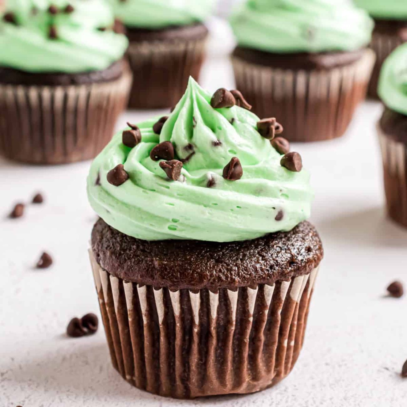 Mint Chocolate Cupcakes