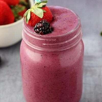 Mixed Berry Fruit Shake