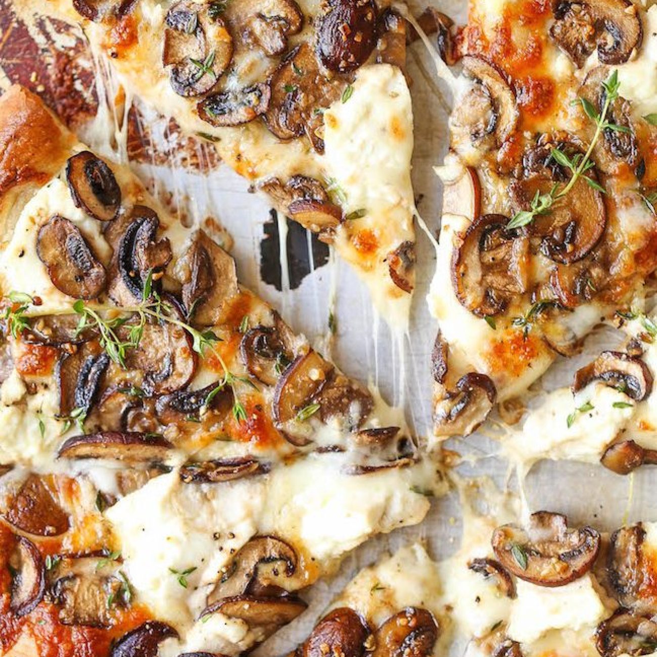 Mixed Mushroom Pizza