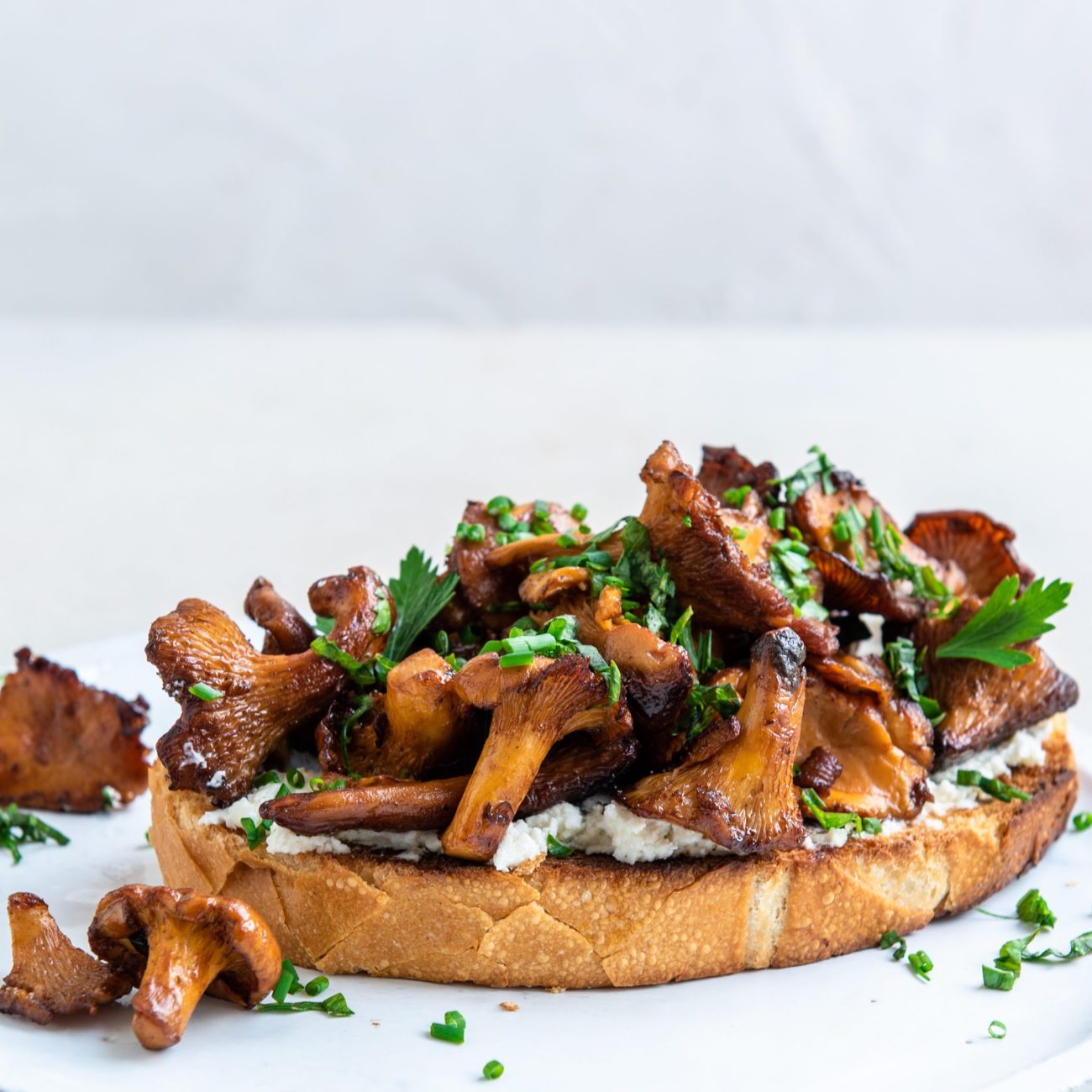 Mixed Mushrooms On Toast