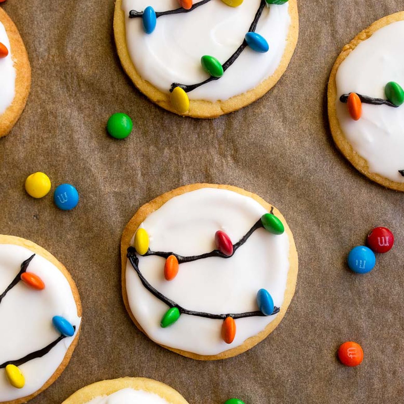 M&Ms Party Cookies