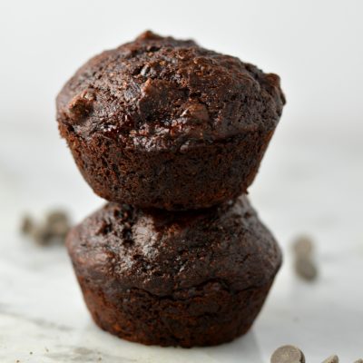 Moist Chocolate Banana Whole Wheat Cupcakes