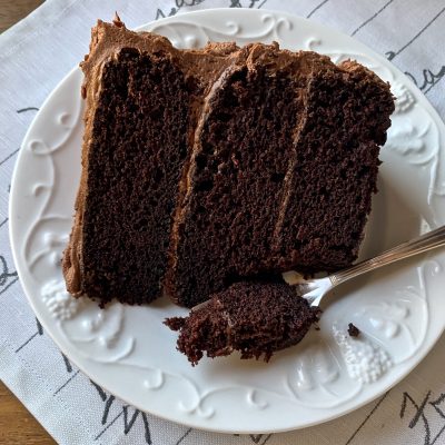 Moist Deep Chocolate Mayonnaise Cake