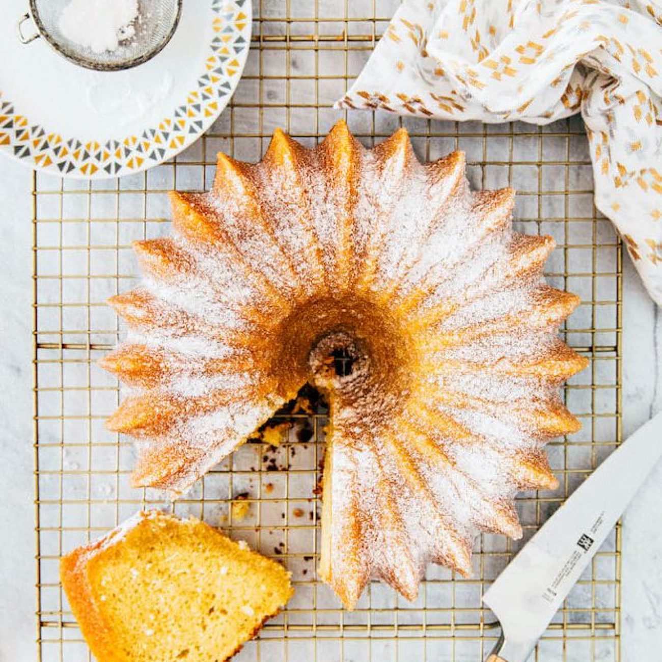 Moist Pumpkin Bundt Cake with Sour Cream Infusion