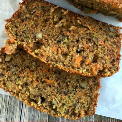 Moist Zucchini Bread With Sour Cream Twist