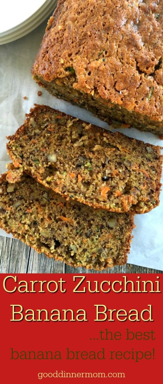 Moist Zucchini Bread with Sour Cream Twist