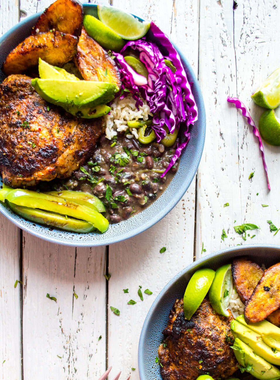 Mojito Chicken With Plantain Fried Rice