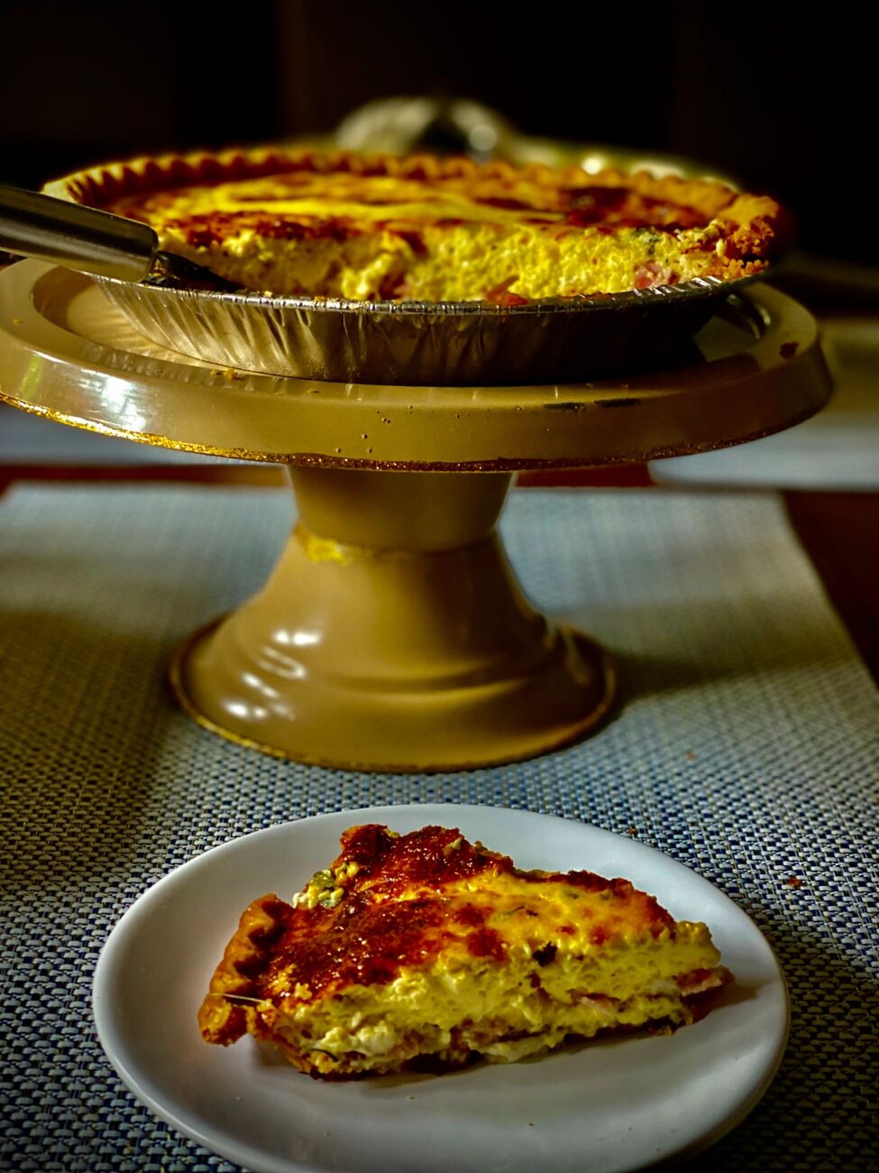 Moms French Cheese Pie – Quiche Lorraine