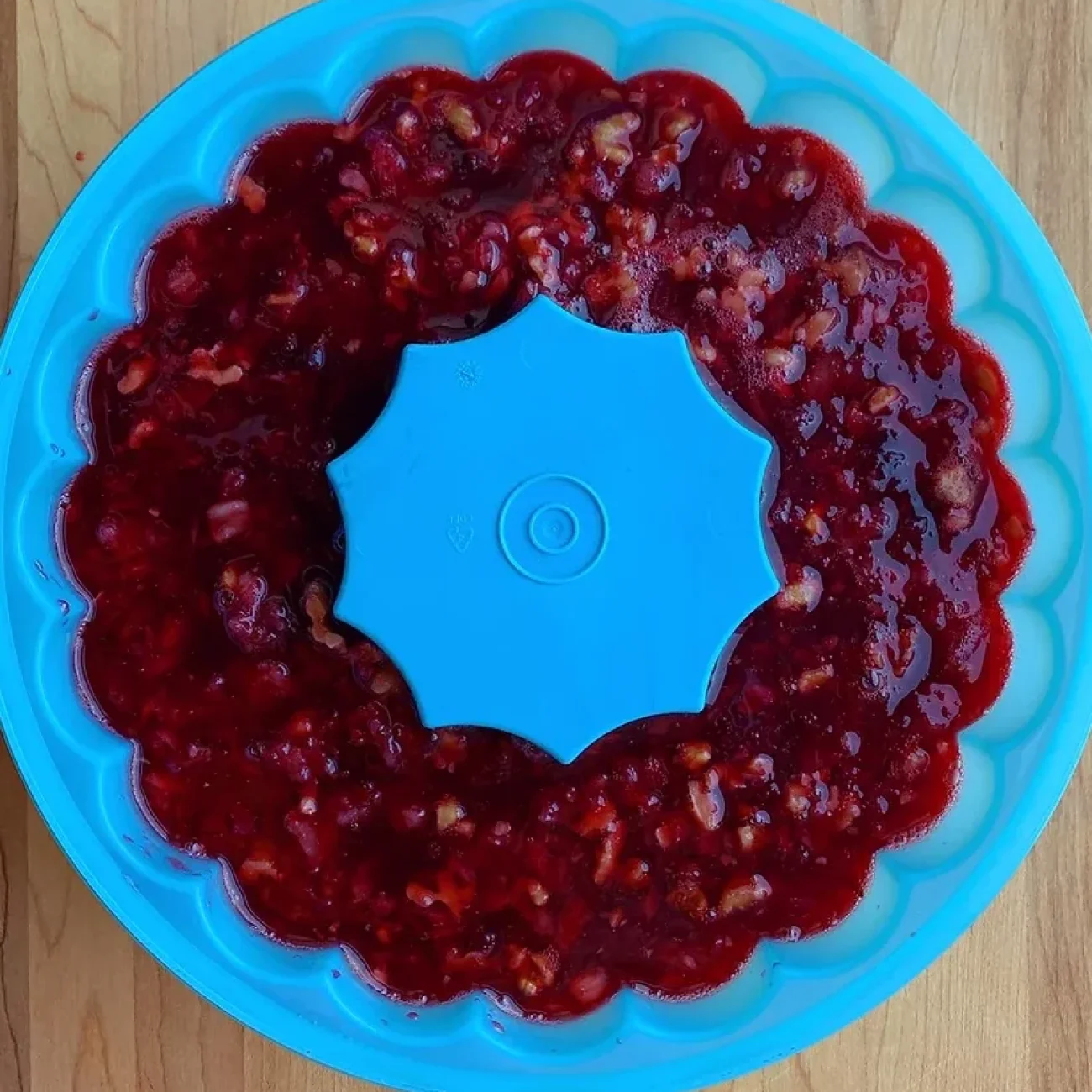 Moms Thanksgiving Cranberry Jello