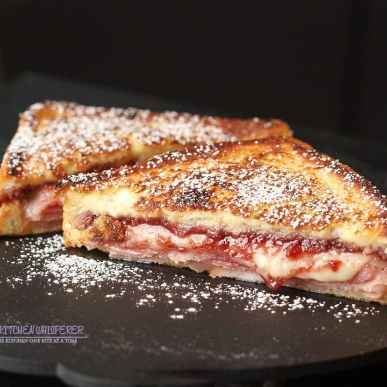 Monte Cristo Sandwich With Sweet Mustard