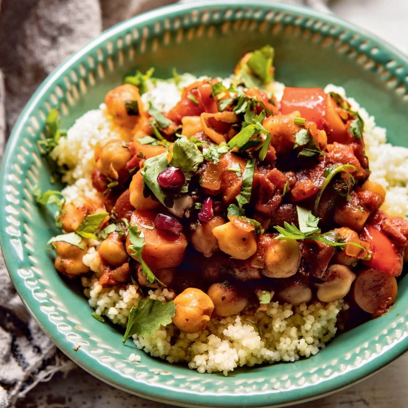 Moroccan Carrot And Chickpea Tagine