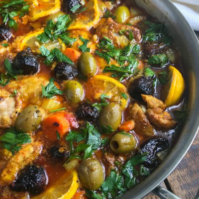 Moroccan Chicken With Golden Rice