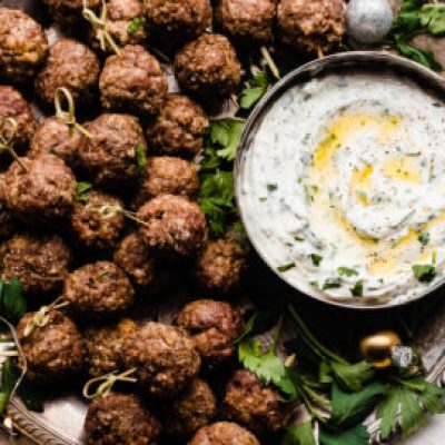 Moroccan Lamb Cocktail Meatballs