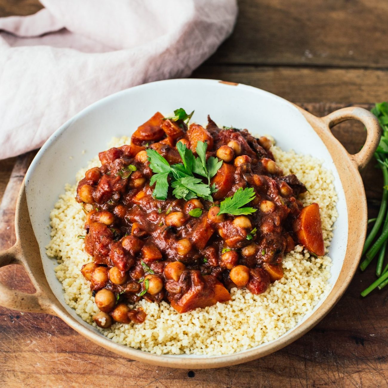 Moroccan Lamb Meatball Stew With Butternut