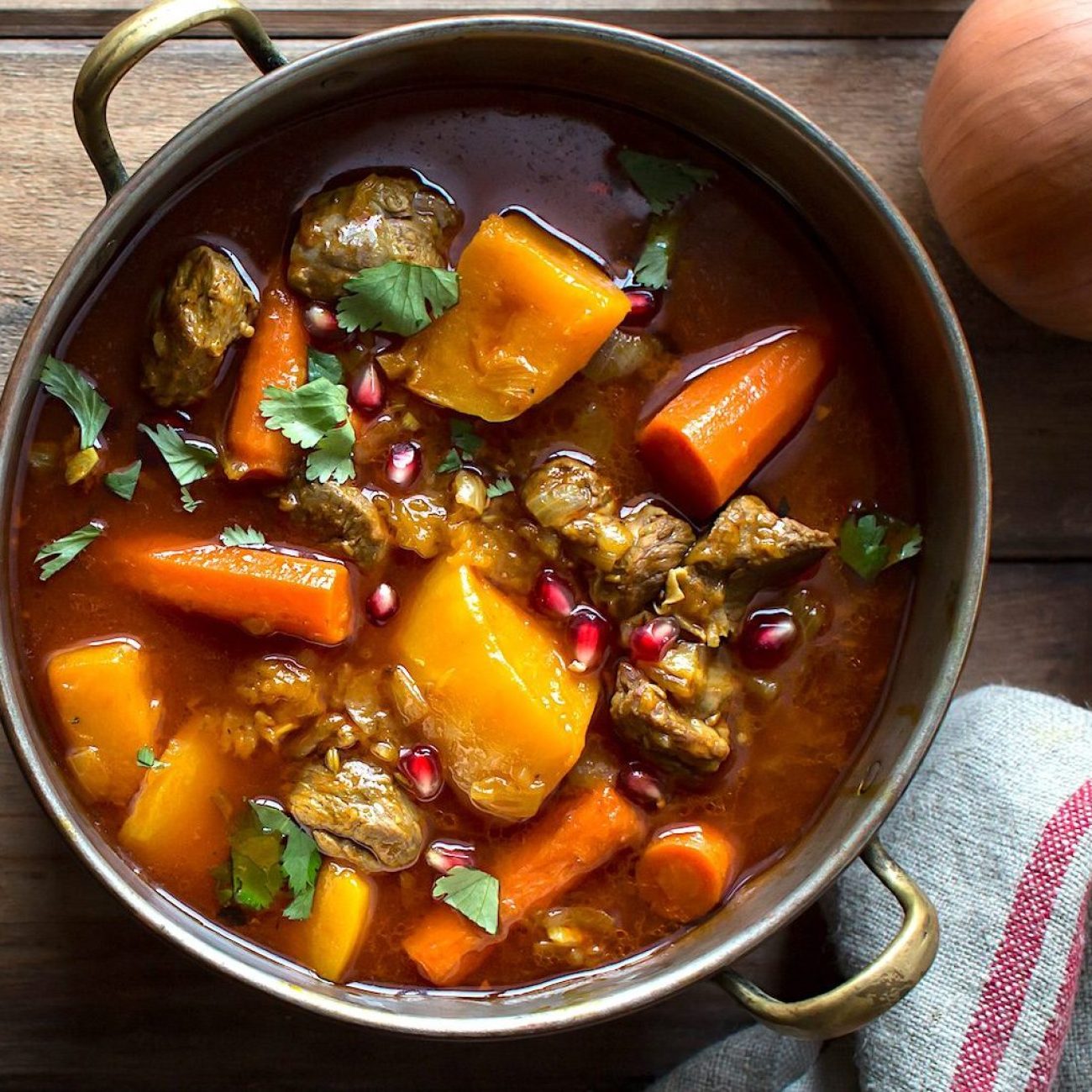 Moroccan Lamb & Sweet Potato Stew