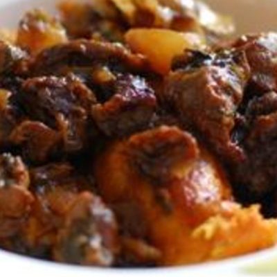 Moroccan Lamb With Apricots, Almonds And