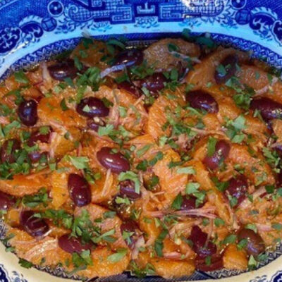 Moroccan Orange And Olive Salad