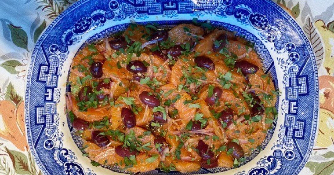 Moroccan Orange And Olive Salad