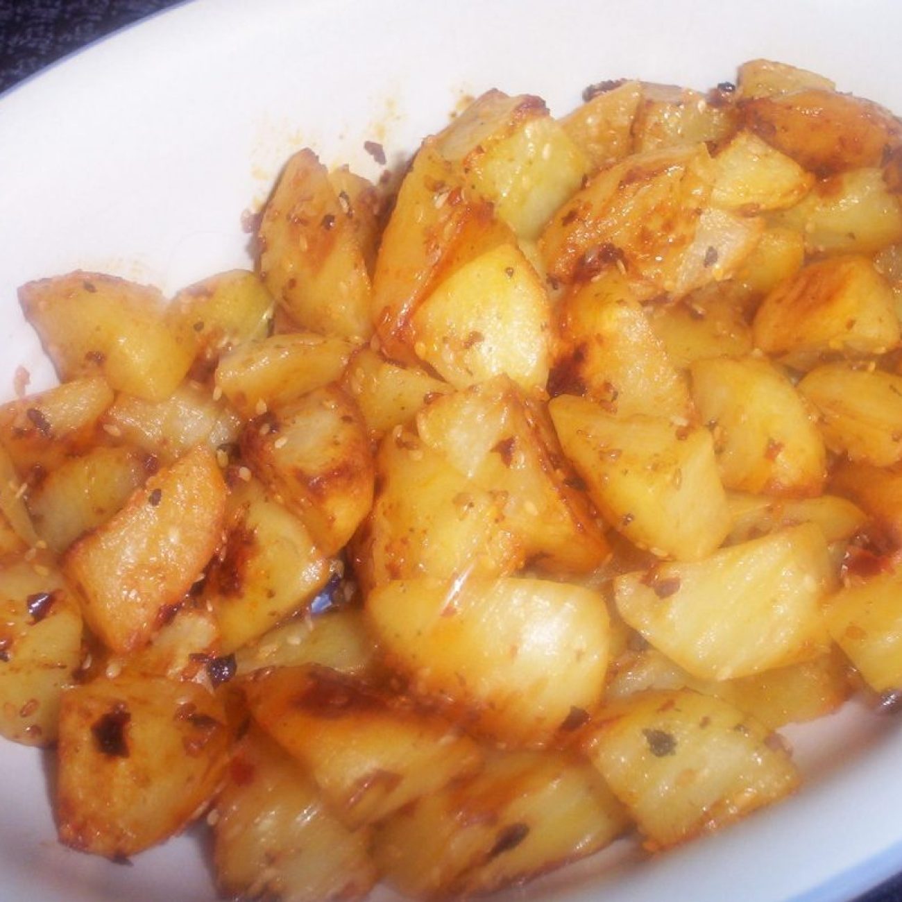 Moroccan Sesame Potatoes