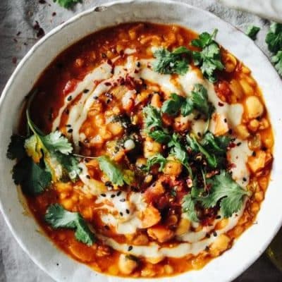 Moroccan- Spiced Fava Bean Stew