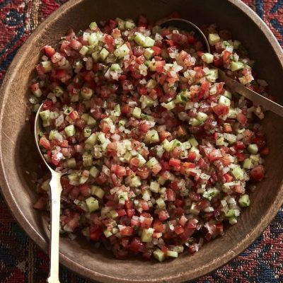 Moroccan-Style Roasted Tomato And Pepper Salad: Perfect As A Warm Dish Or Chilled Dip