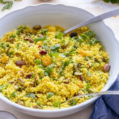 Moroccan Wings With Herb Couscous