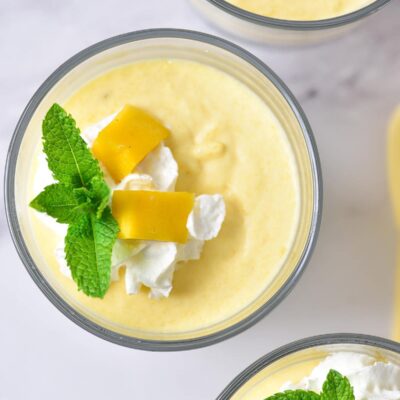 Mouthwatering Mango Mousse With A Zesty Twist