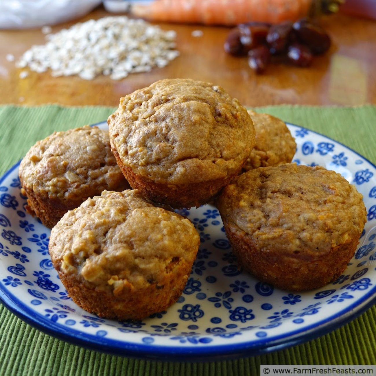 Multi-Grain Carrot Muffins