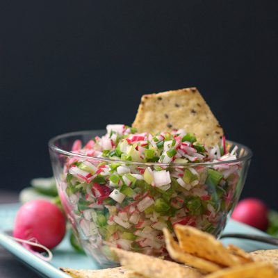 Nectarine And Radish Salsa