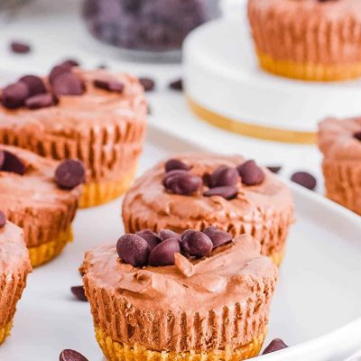 No-Bake Chocolate Cheesecakes For