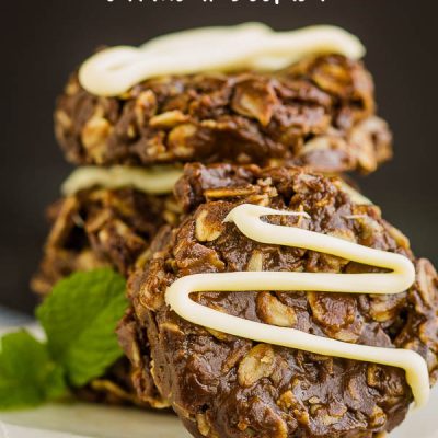 No Bake Chocolate Oatmeal Cookies