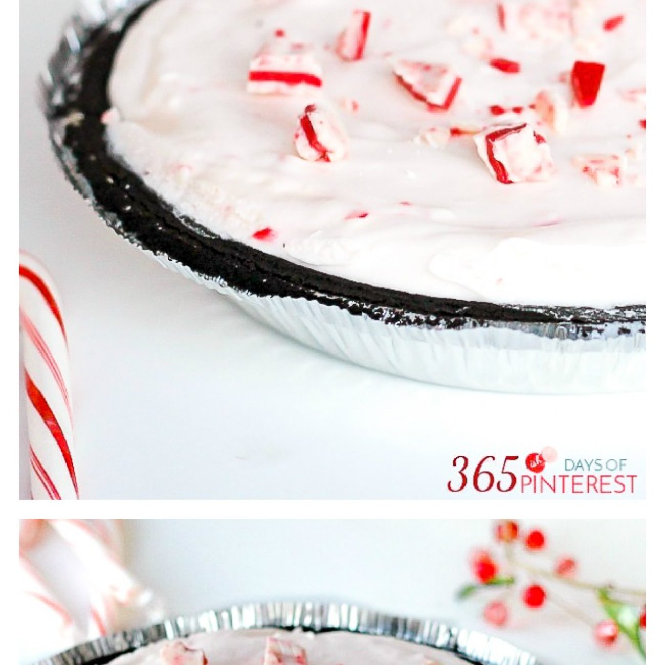 No-Bake Frozen Peppermint Cheesecake