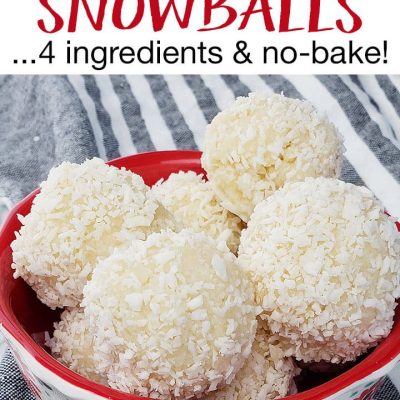 No Bake Snowballs