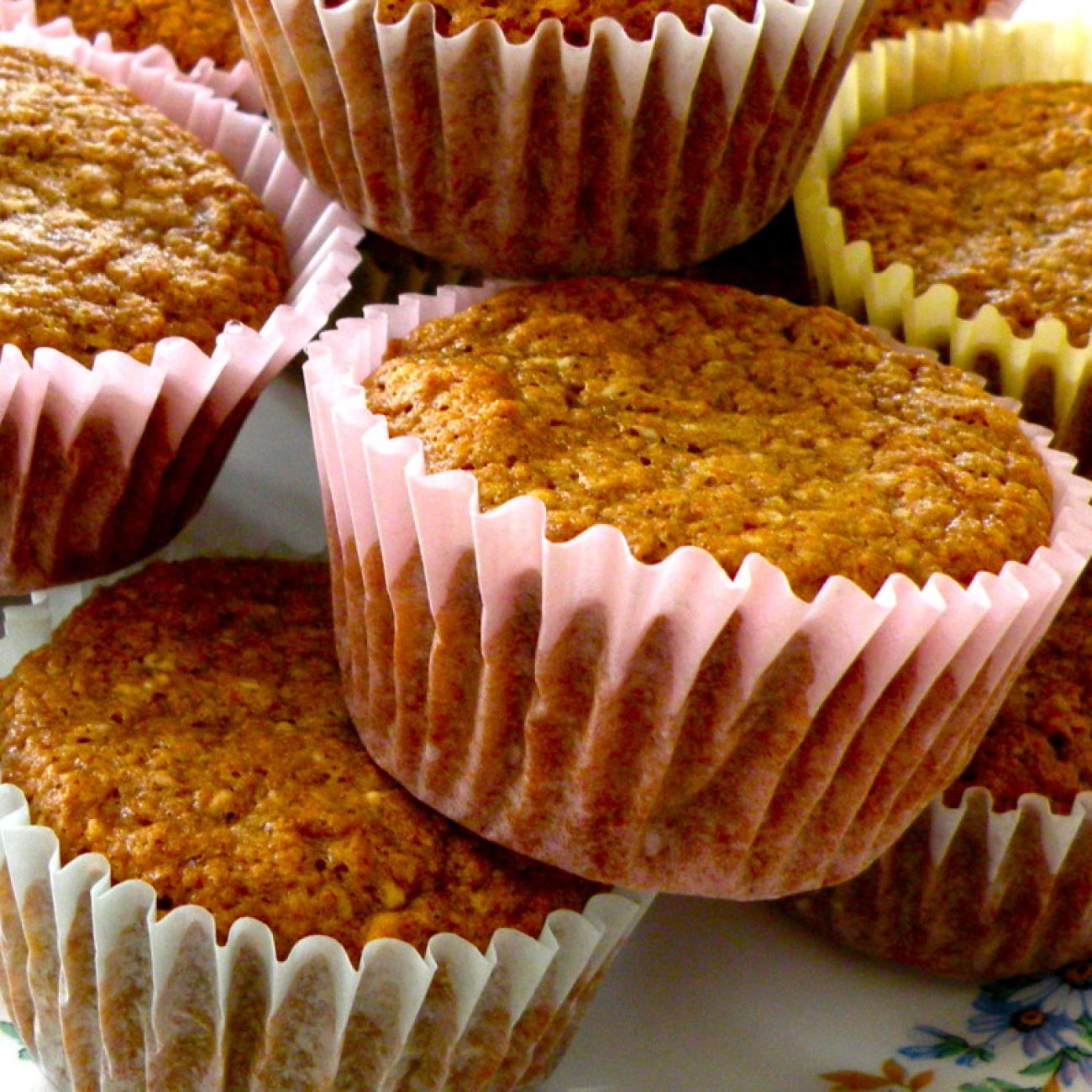 No-Fat Banana Applesauce Muffins