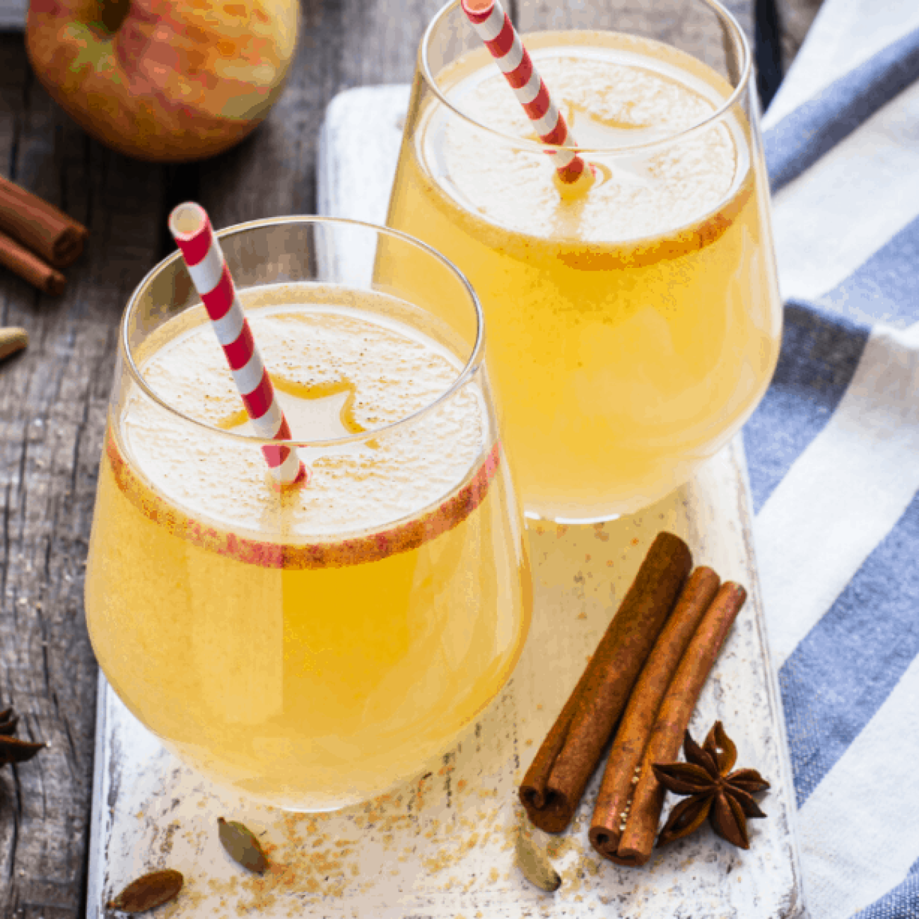 Non-Alcoholic Sparkling Red Apple Punch Recipe